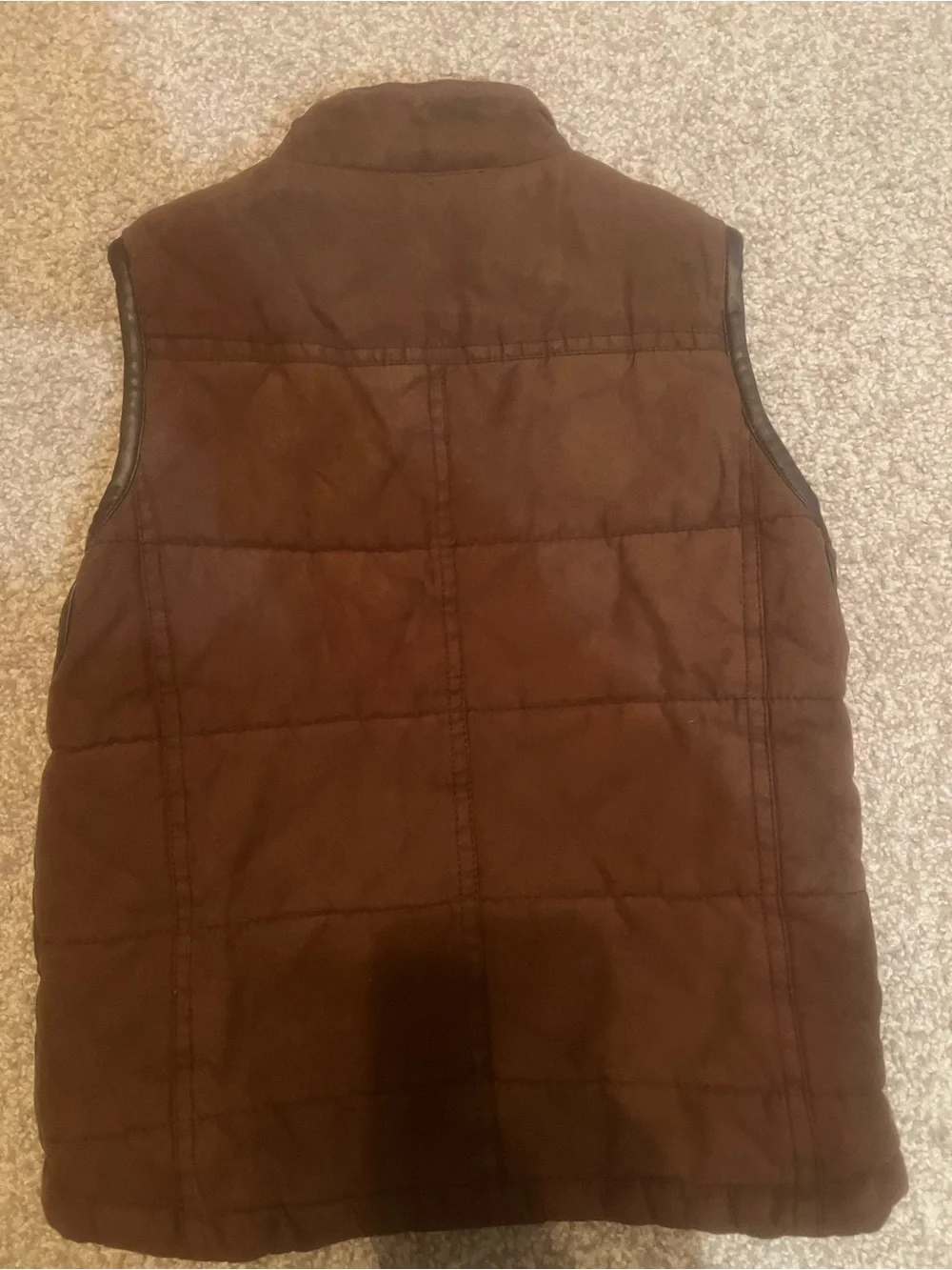 Boys class club  Brown Quilted Puffer Vest